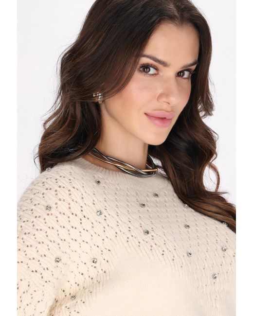 faina White Pullover