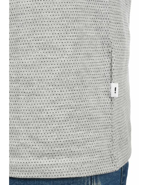 Solid Rundhalsshirt 'saul' in Gray für Herren