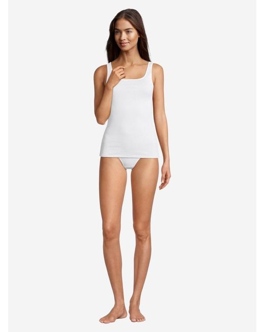 NINA VON C Black Unterhemd Fine Cotton