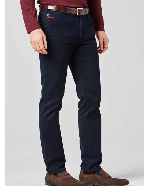 Meyer Chinohose in Blue für Herren