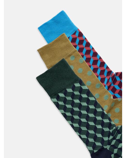 DillySocks Blue Socken Dicing Around