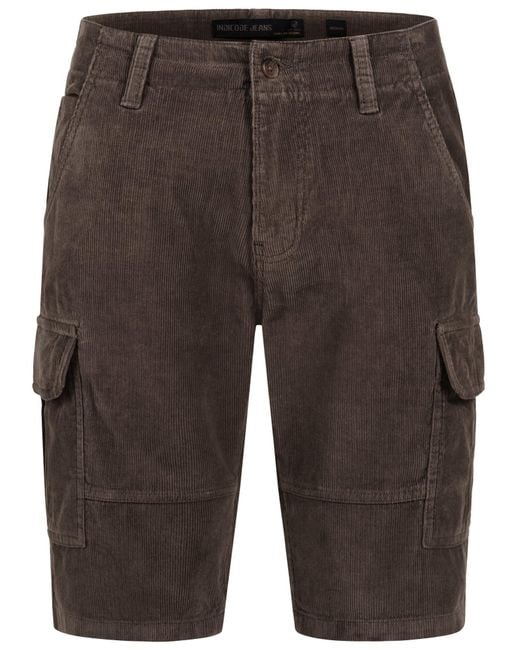 INDICODE Cargoshorts Monroe in Gray für Herren
