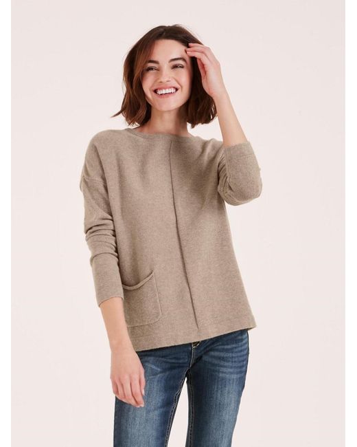 heine Brown Pullover