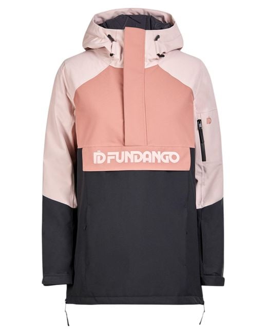 Fundango Pink Winterjacke Birch Eco Logo Anorak