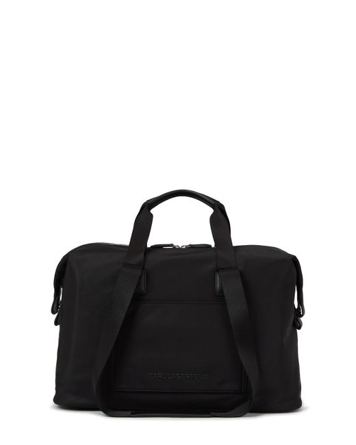 Karl Lagerfeld Black Weekender