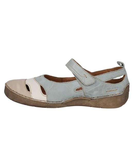 Josef Seibel Gray Riemchenballerina Fergey