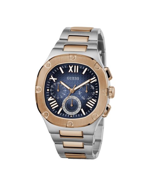 Guess Uhr Headline in Metallic für Herren