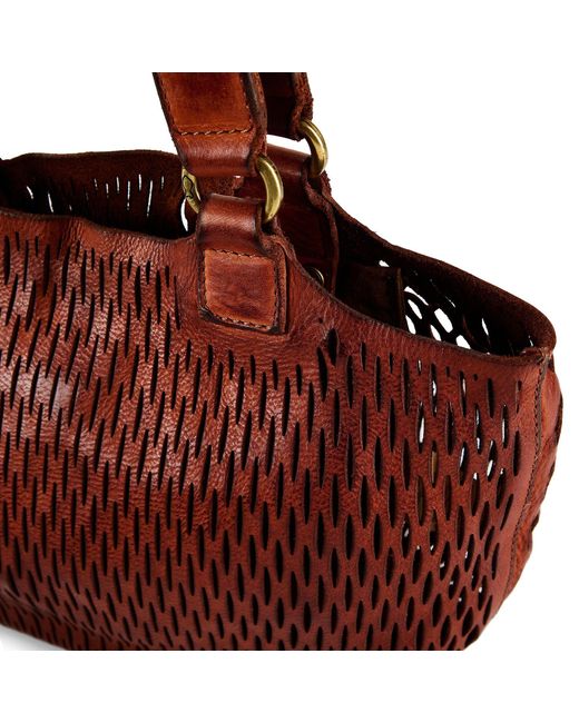 Campomaggi Red Shopper Cosima