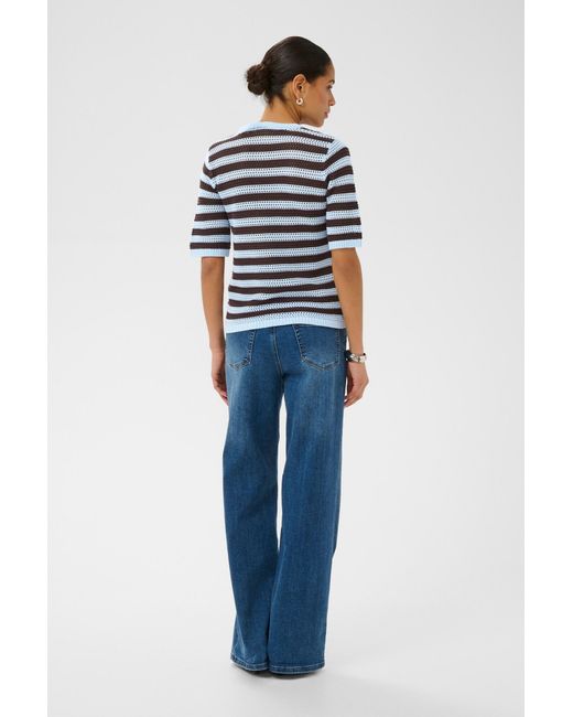 Kaffe Blue Pullover Kahillay