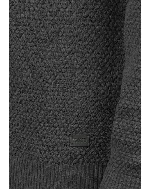 Solid Pullover Karl in Black für Herren