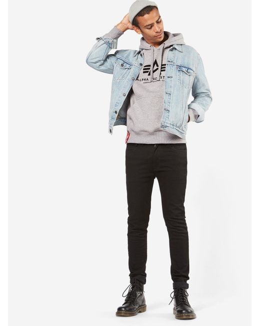 Alpha Industries Sweatshirt Basic in White für Herren