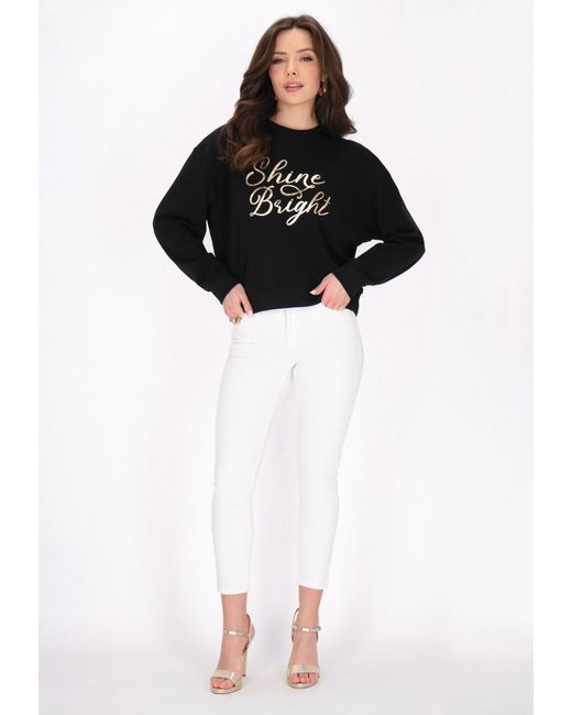 faina Black Sweatshirt Fashion Look