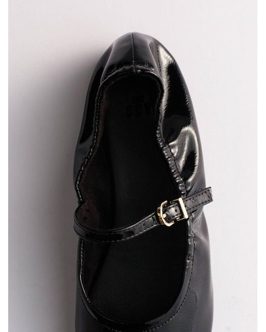 The Set Black Riemchenballerina