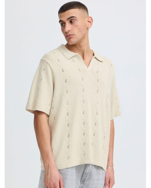 Solid Poloshirt Sdudell in White für Herren