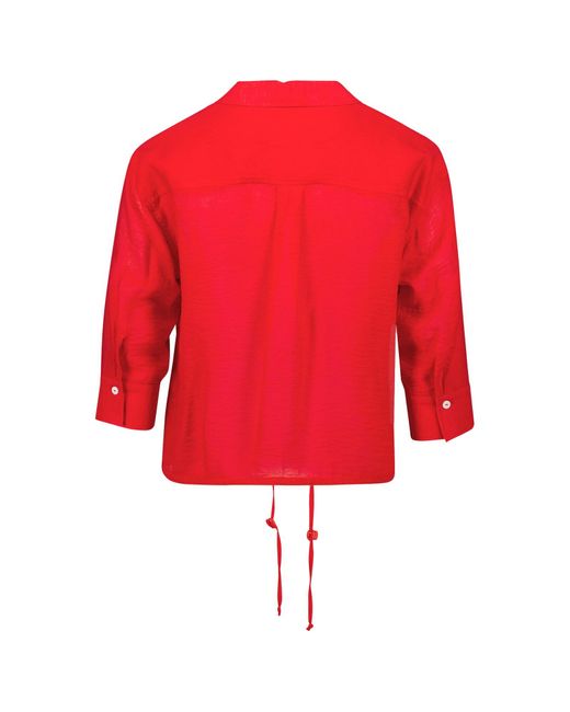 Zero Red Bluse
