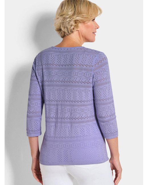 Goldner Purple Pullover