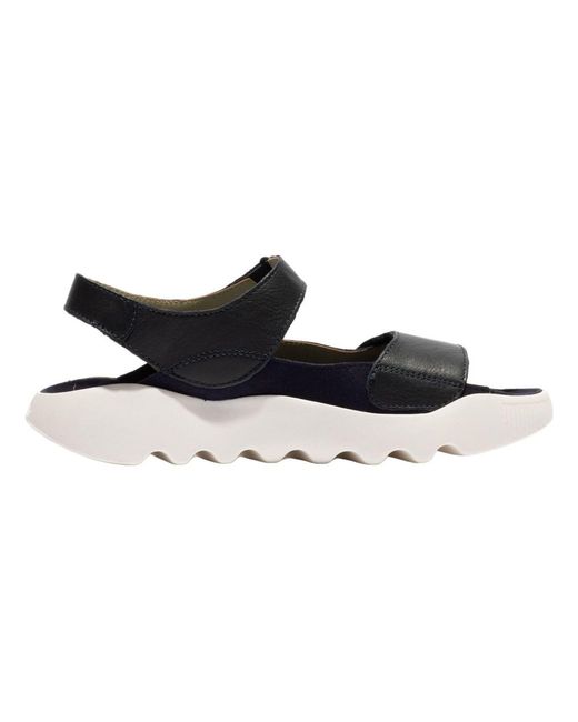Softinos Black Sandale