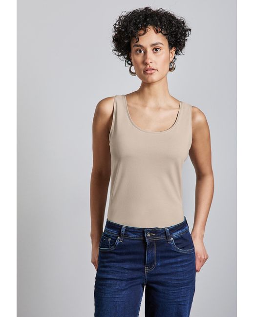 Street One Natural Basic Top
