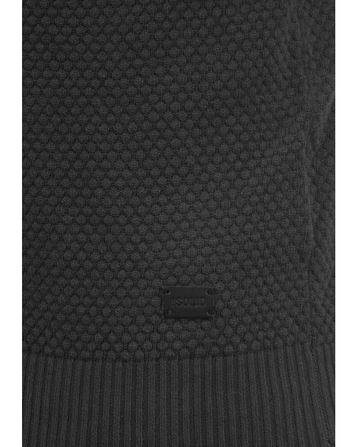 Solid Rollkragenpullover 'karlos' in Black für Herren