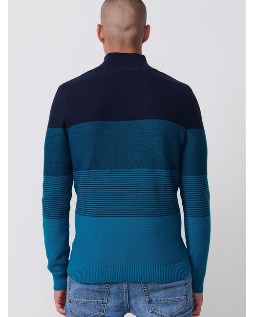 Koröshi Strickpullover in Blue für Herren
