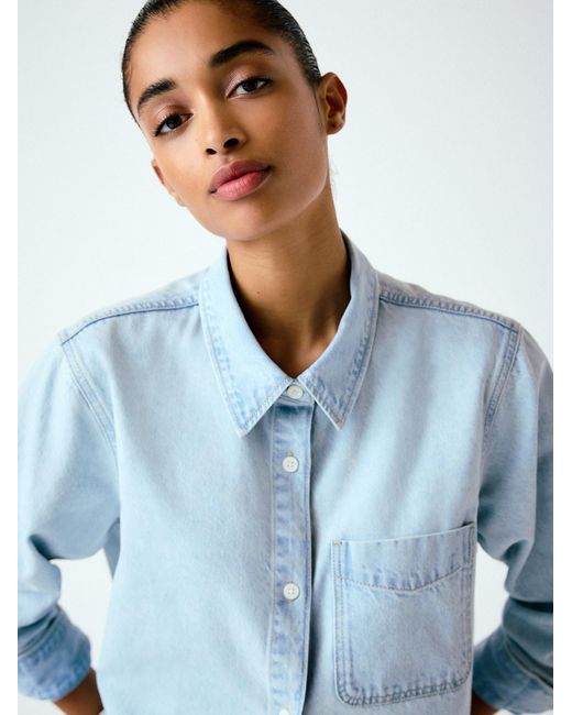 Next Blue Bluse