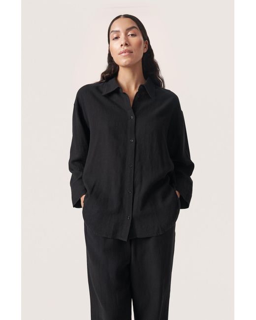 Soaked In Luxury Black Bluse 'Vinda'