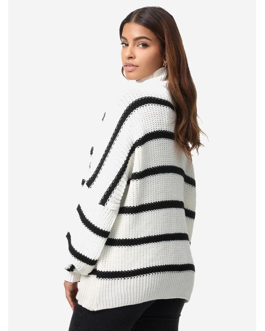 Elara White Pullover