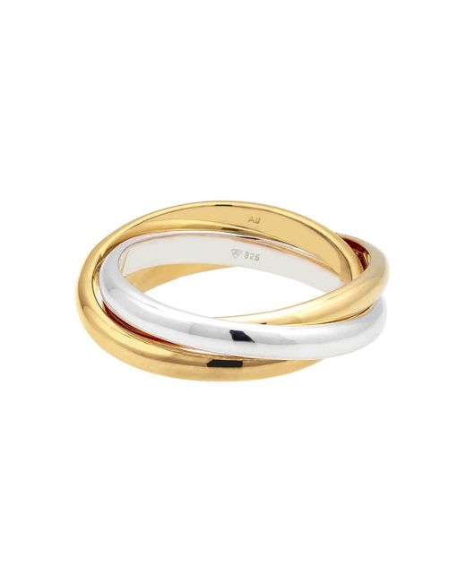 Elli Jewelry Metallic Ring Trio