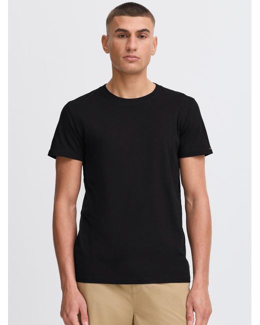 Solid T-Shirt Sdjuan in Black für Herren