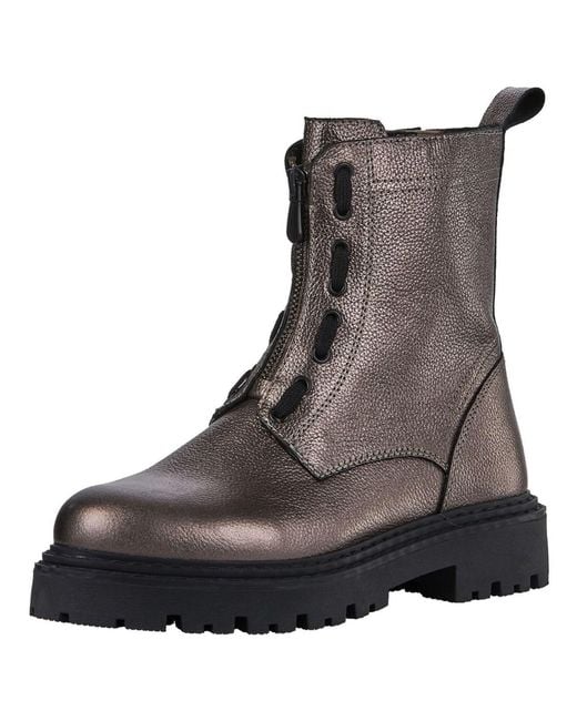 Marco Tozzi Brown Schnürstiefelette