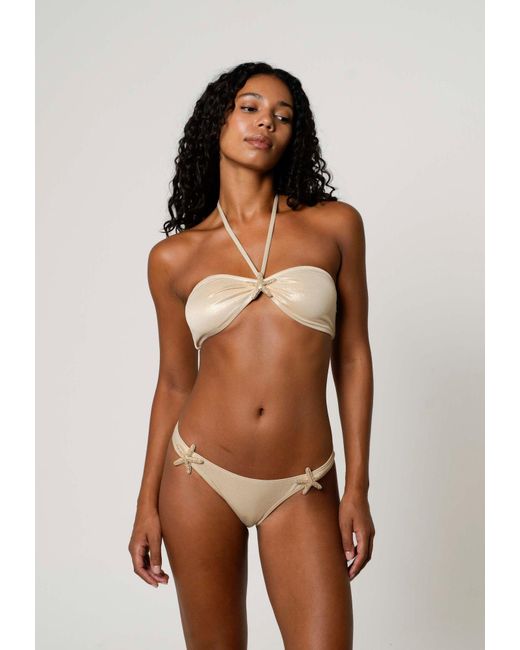 Moda Minx Brown Bikinitop