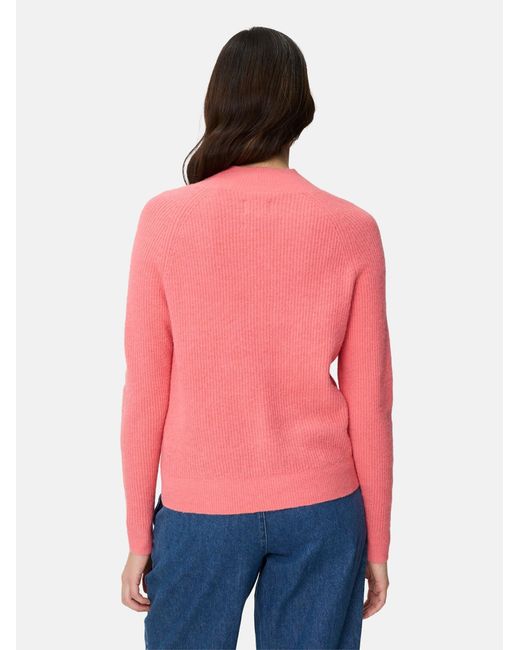Camel Active Pink Strickpullover Mit Raglanärmeln