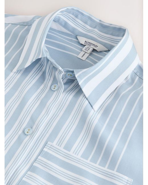 Next Blue Bluse