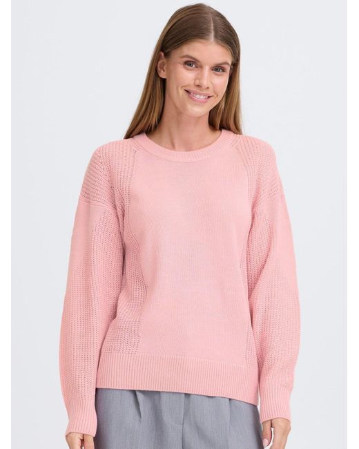Oxmo Pink Strickpullover Oxiselmo