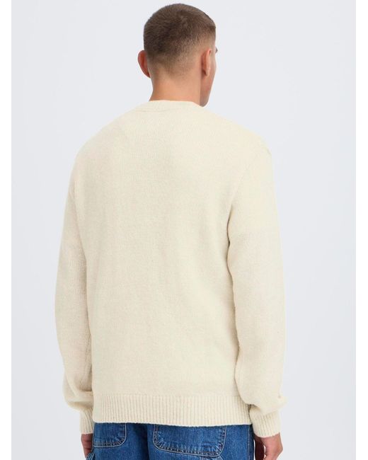 Solid Strickpullover Sdhamdani in White für Herren