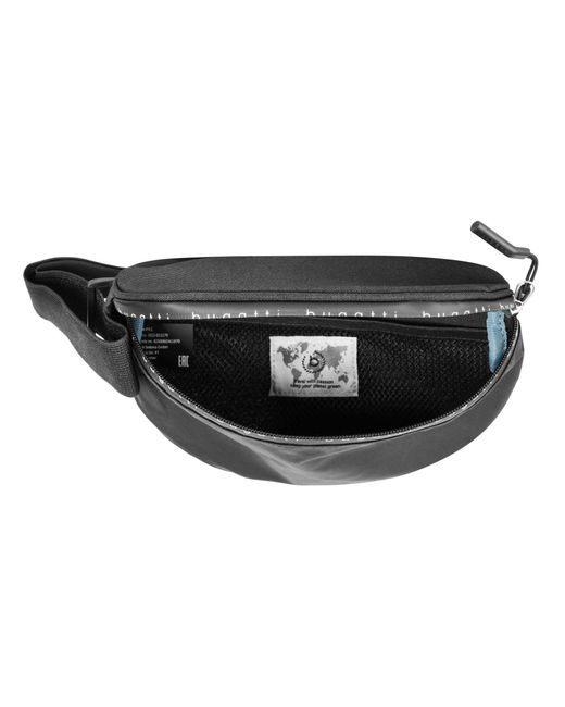 Bugatti Gürteltasche Blanc Delight in Black für Herren