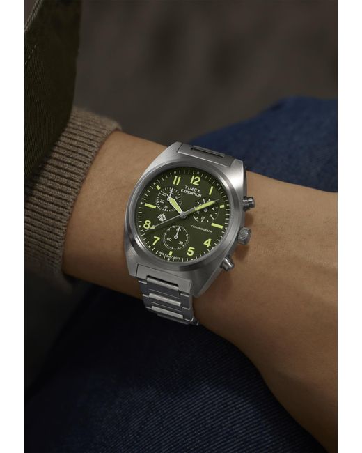 Timex Gray Analoguhr
