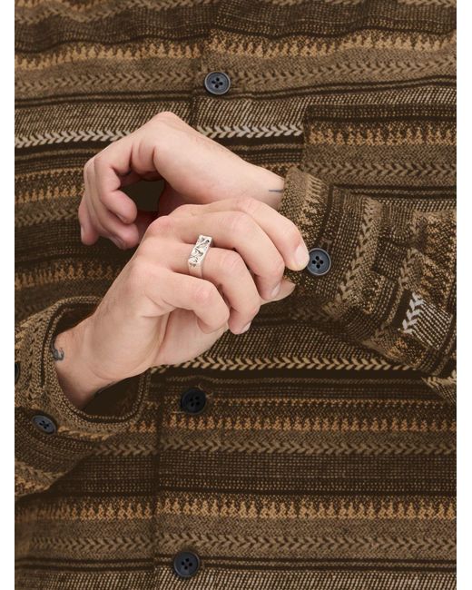Solid Hemdjacke Micha in Brown für Herren