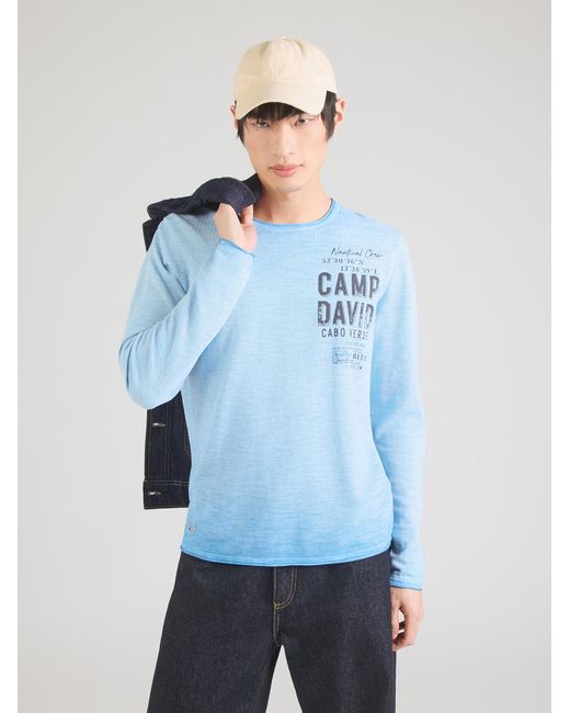 Camp David Pullover in Blue für Herren