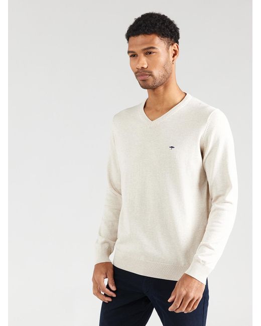 Fynch-Hatton Pullover in White für Herren