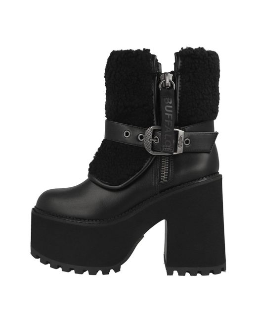 Buffalo Black Boots Killah Fold