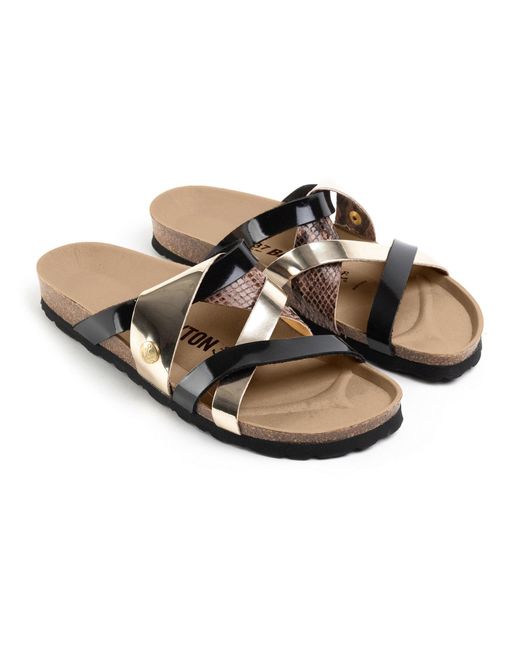 Bayton Brown Pantolette