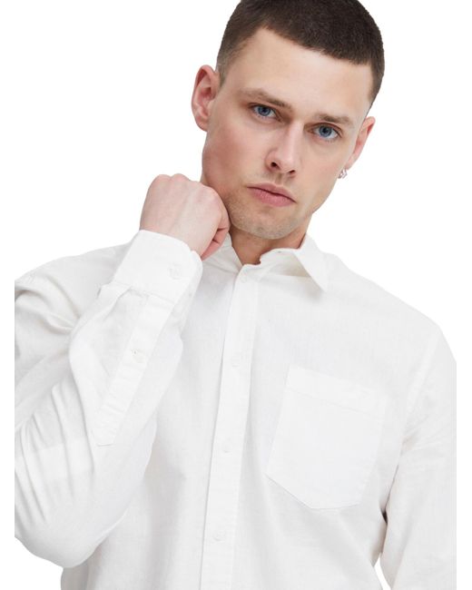 Blend Hemd in White für Herren