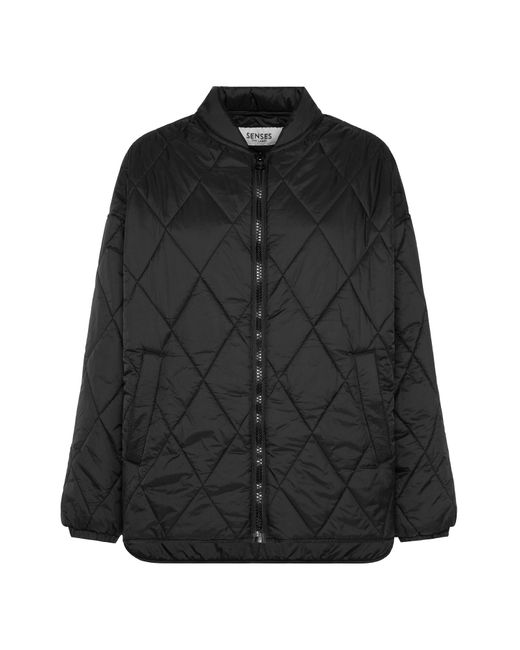 SENSES.THE LABEL Black Übergangsjacke