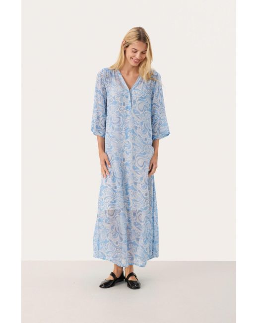 Part Two Blue Kleid Berit