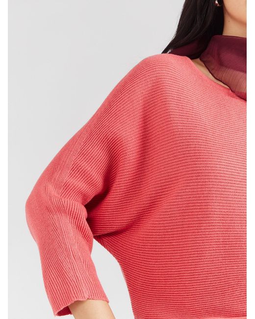 Vero Moda Red Pullover Vmnora