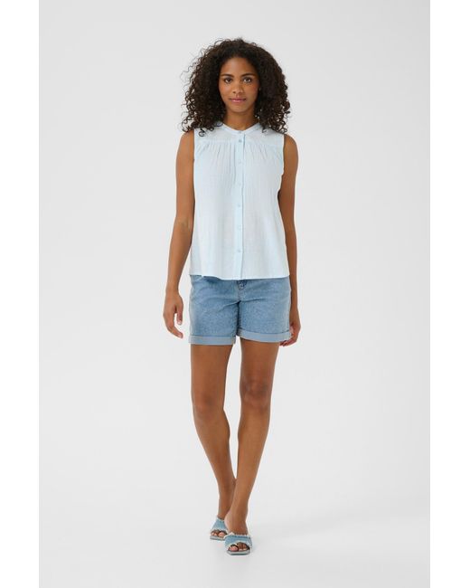 Kaffe Blue Blusentop