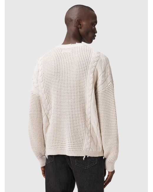 AllSaints Pullover Tenter in White für Herren