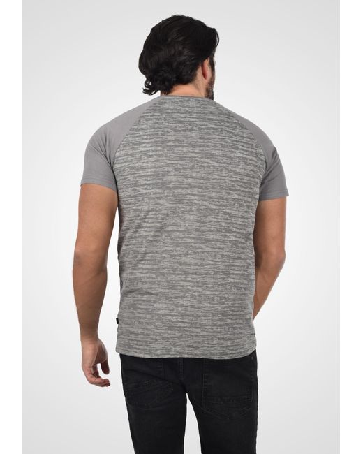 Solid Shirt Mevio in Gray für Herren
