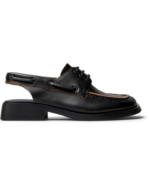 Camper Black Mokassin 'Dana'